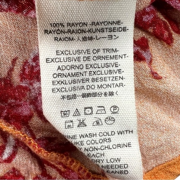 Free People Aloha State Of Mind Top In Tangerine Size XS - Picture 6 of 8